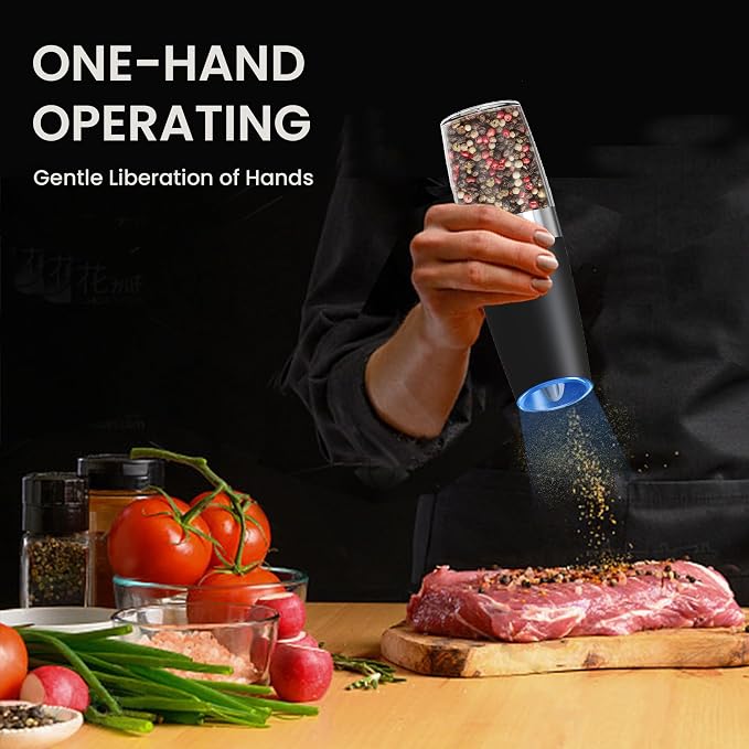 Battery Operated Salt And Pepper Grinder Set - Image 2