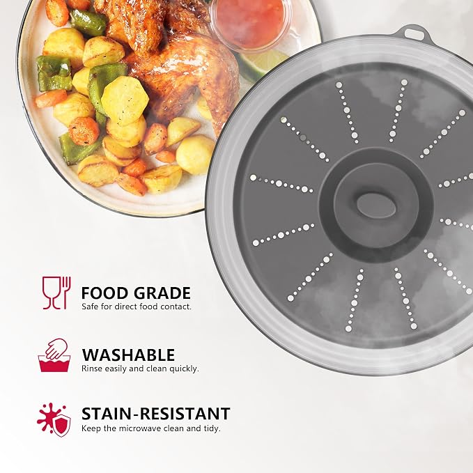 WVM Microwave Splatter Cover Vented - Image 3