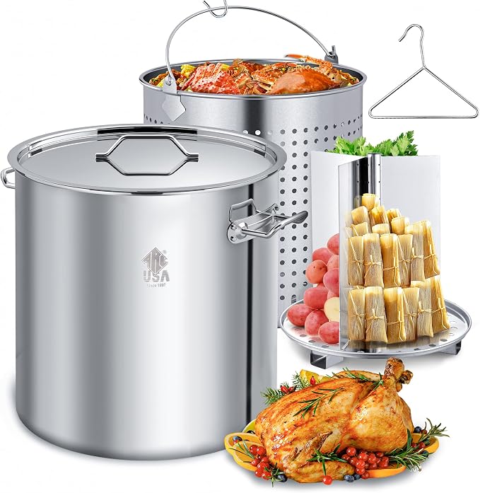ARC 52QT Stainless Steel Stockpot by ARCUSA