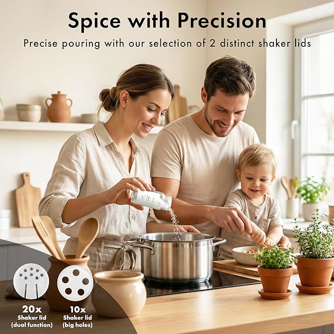 EDELHAUS® Square Spice Jars - Image 4