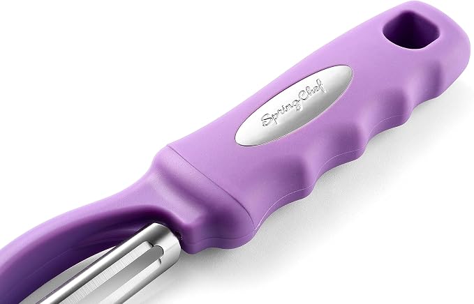 Spring Chef Premium Swivel Vegetable Peeler, Comfortable Handle and Ultra Sharp - Image 9