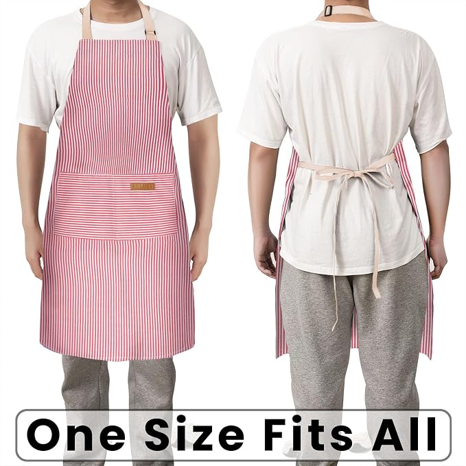 BeLuyi 2 Pack Adjustable Bib Apron - Image 6
