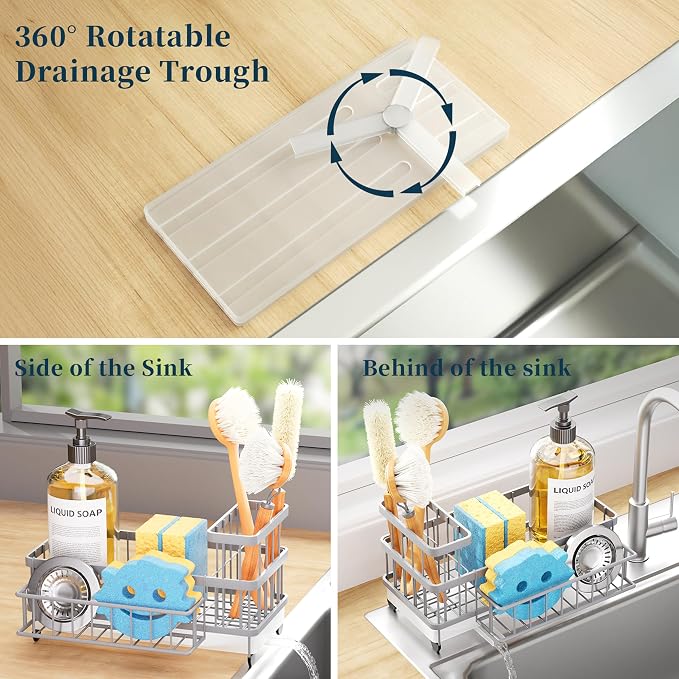 Consumest Sponge Holder for Kitchen Sink - Image 2