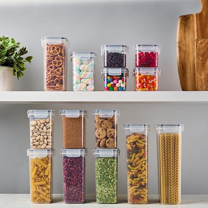 DWËLLZA KITCHEN Set of 14 Airtight Food Storage Containers - Image 2