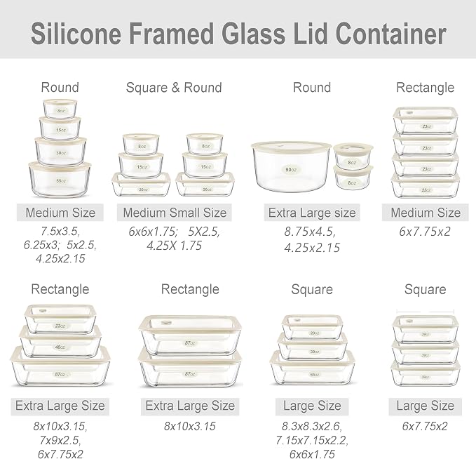 Urban Green Glass Food Container Set - Image 3
