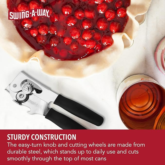 Swing-A-Way Portable Can Opener, Features an Ergonimic Handle - Image 4