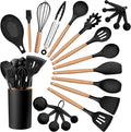HaWare Kitchen Cooking Utensils Set, 23-Piece Silicone Kitchen Utensils Spatula by HaWare