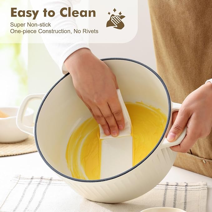 SENSARTE Enameled Cast Iron Dutch Oven Pot - Image 8