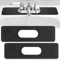 Tioncy 2 Pcs Faucet Mat Sink Splash Guard Oval-hole Oval Splash Pad by Tioncy