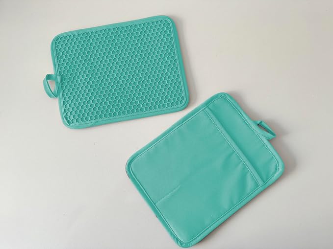 Oven Pot Holder with Pocket Cotton Heat Resistant Coaster Potholder Kitchen Hot - Image 4