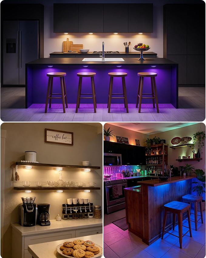 Cabinet Lights, Battery Operated LED Puck Lights - Image 6