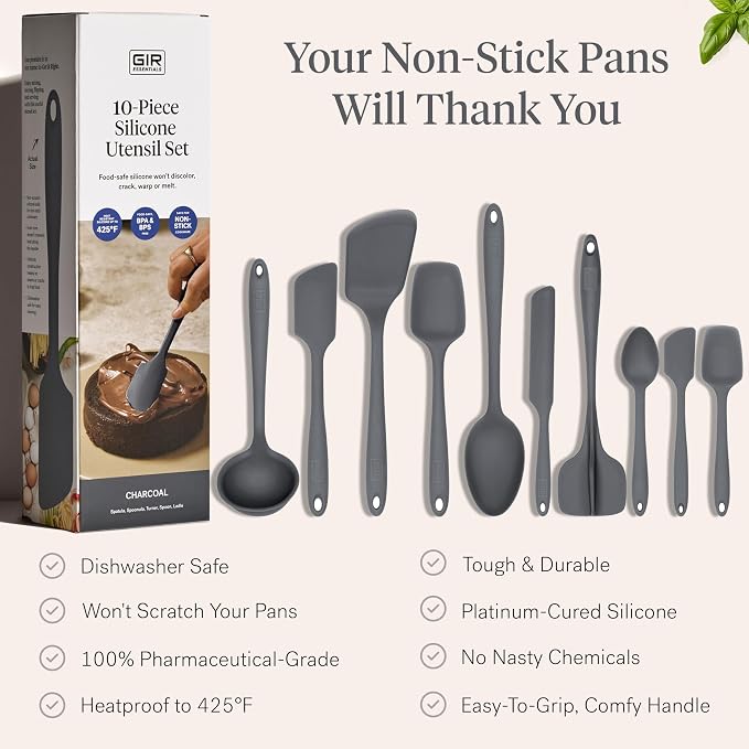 GIR: Get It Right 10-Piece Silicone Essentials Kitchen utensils set - Image 4