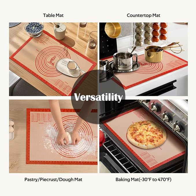 Non-slip Silicone Pastry Mat Extra Large - Image 5