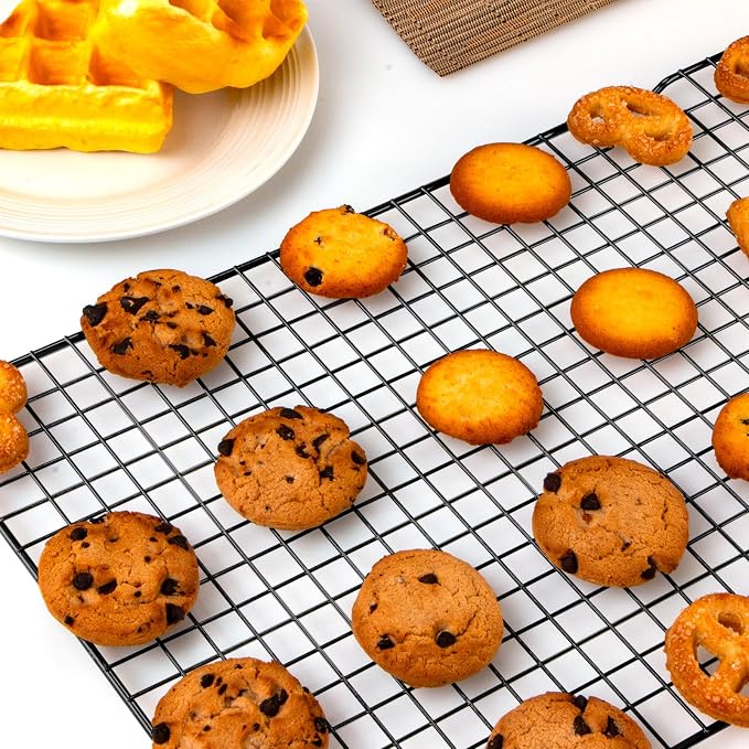 Briout Cooling Rack for Baking, Thick Wire Cookie Rack for Cooking, Oven Safe - Image 6