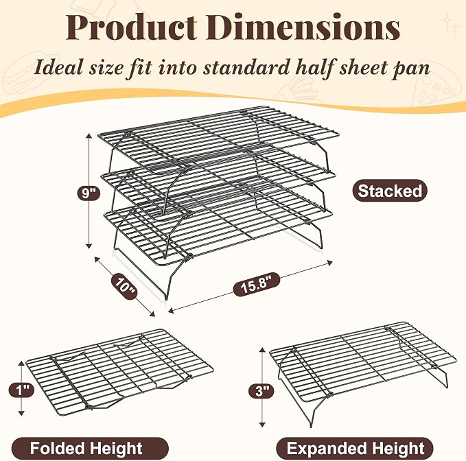 Cooling Racks for Cooking and Baking - Image 2