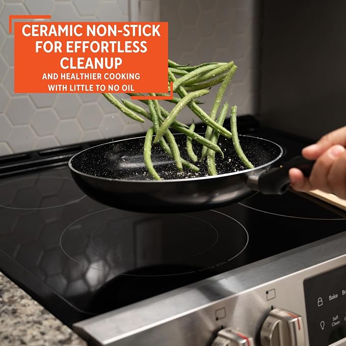 IMUSA 10” Bistro Ceramic Nonstick Fry Pan - Image 4