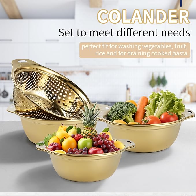 Colander 304 Stainless Steel 5-quart - Image 6