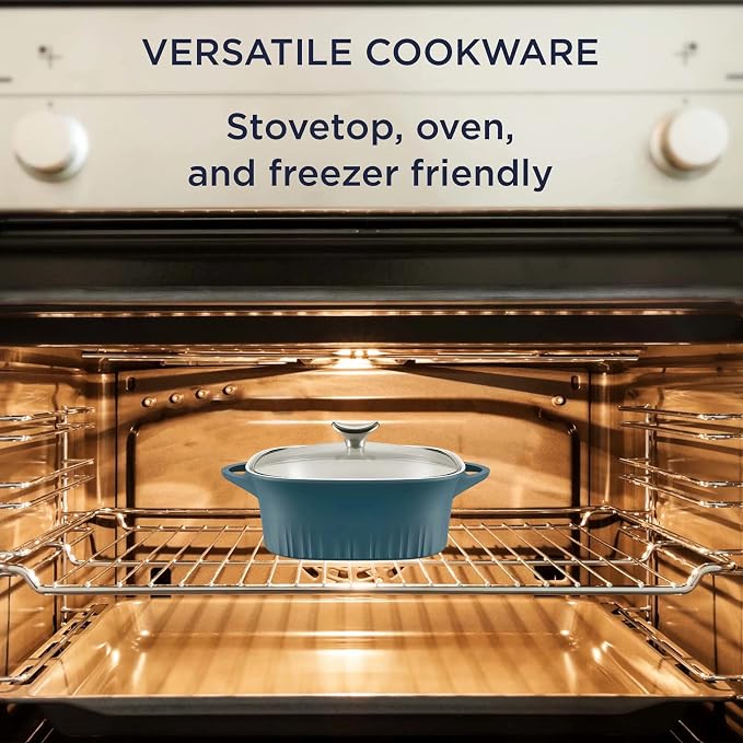 CorningWare QuickHeat 3.2-QT Cast Aluminum Roaster - Image 7