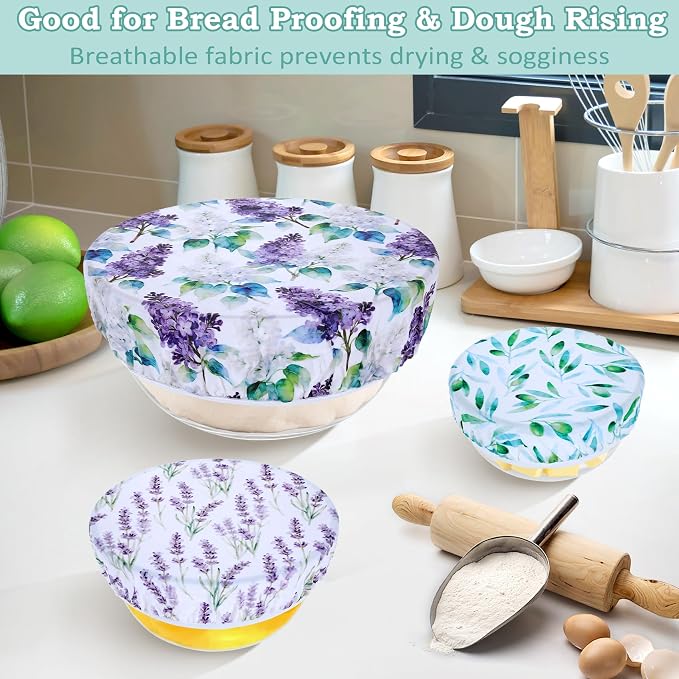 5-Size Reusable Beeswax Bowl Covers - Image 4