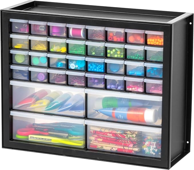 IRIS USA Small Parts Storage Cabinet, Made in USA, 36-Drawer Organizer by IRISUSA