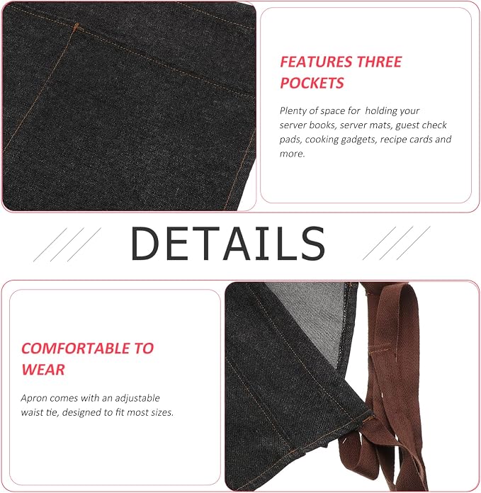 Toyvian Unisex Half Apron - Image 5
