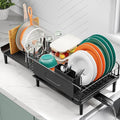 Large Extendable Dish Drying Rack, 16.93" to 26.57" Expandable Dish Rack by Urackify