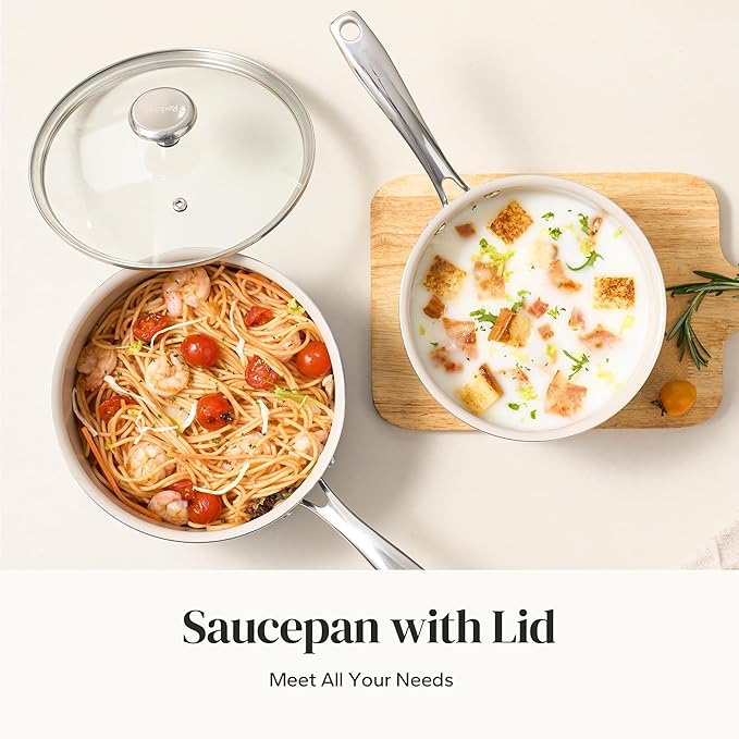 Redchef Nonstick Ceramic Sauce Pan - Image 7