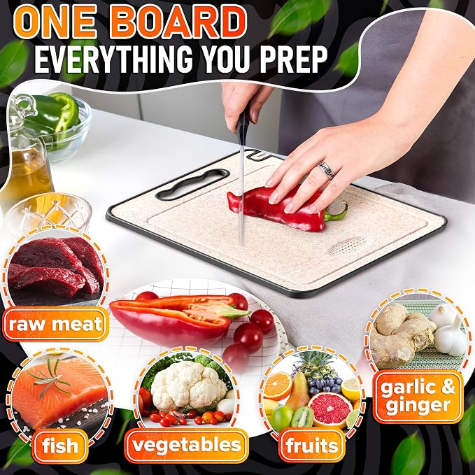 Double Sided Metal Cutting Board Titanium 14.3"x9.8" - Image 5