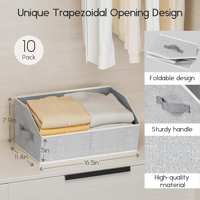 Homsorout Large Closet Organizers and Storage Bins - Image 2