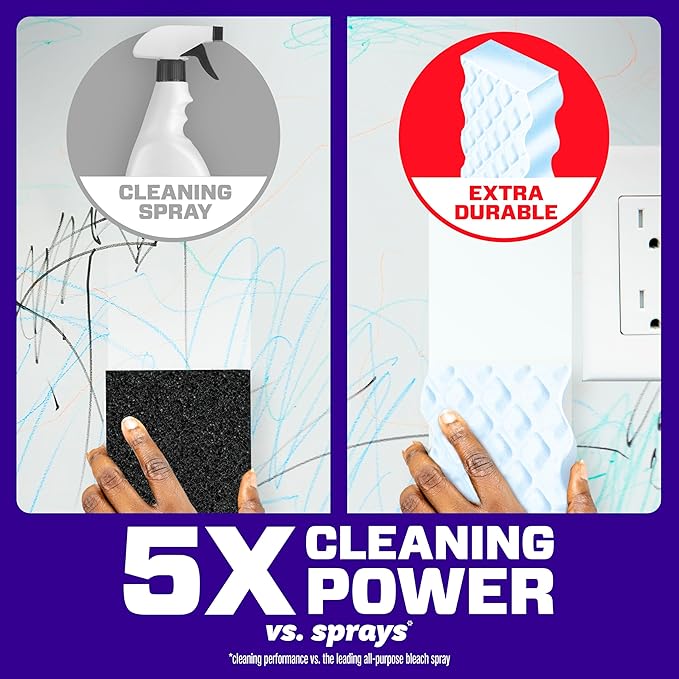 Mr. Clean Magic Eraser Sponge, All Purpose Cleaner, Cleaning Scrubber, Shower - Image 5