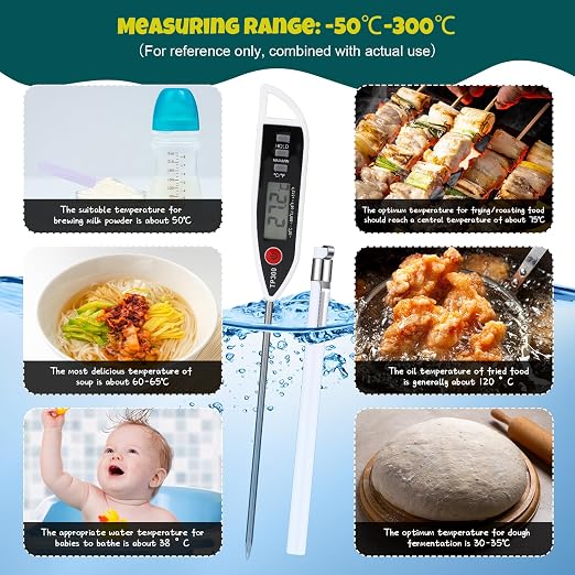 Copkim 12 Set Waterproof Food Thermometer - Image 4
