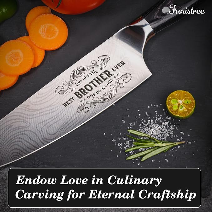 Funistree Gifts for Brother Men, Kitchen Cooking Knife Brother Gifts for - Image 4