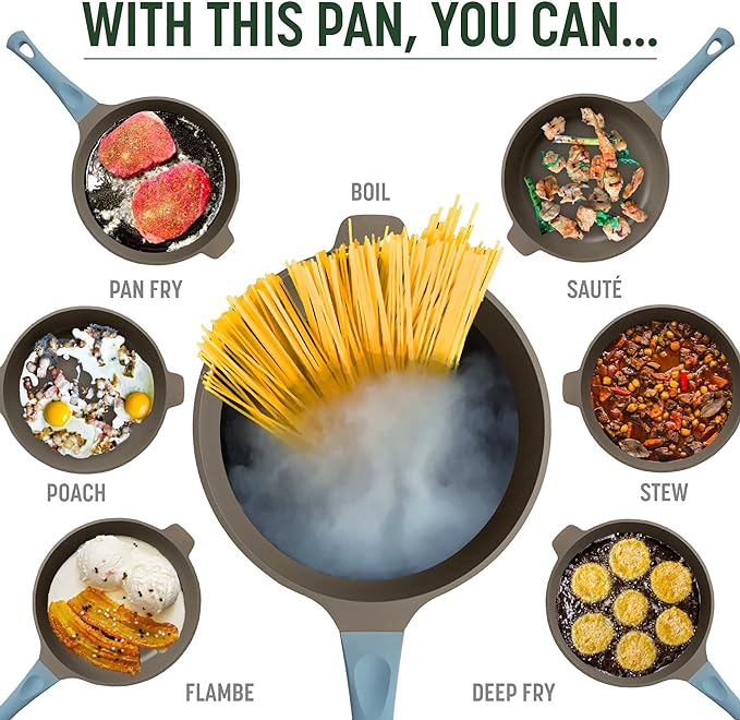 Goodful All-in-One Pan, High-Performance Cast Construction, Dishwasher Safe - Image 3