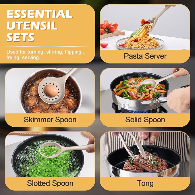 15-Piece Kitchen Cooking Utensils Set - Image 4