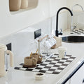 Ohocut Checkered Dish Drying Mat by Ohocut