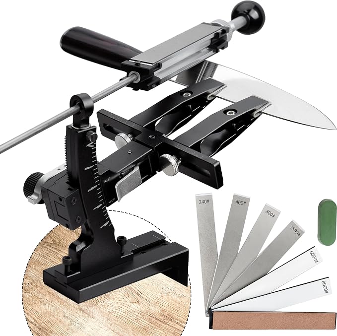 CWOVRS Knife Sharpening System, Precision Adjust Knife Sharpener 9–25° by CWOVRSYourGreatHelper
