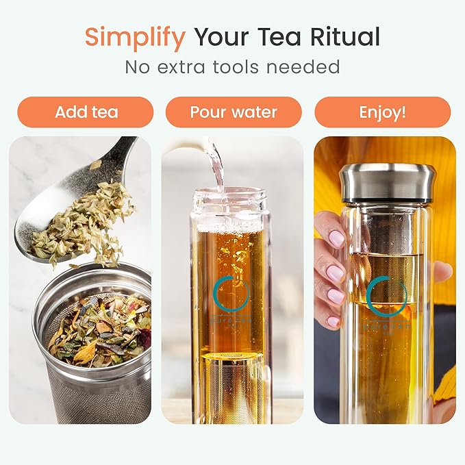 Pure Zen Tea Infuser Bottle - Image 3