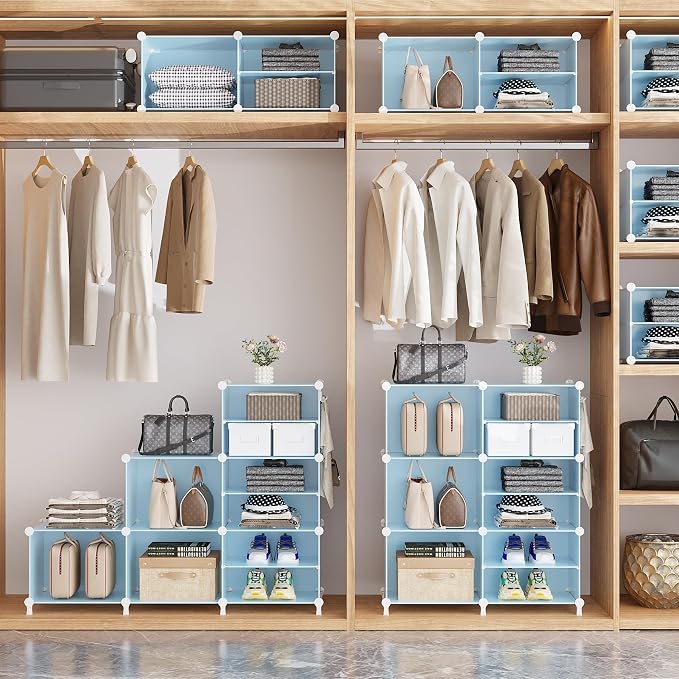 AWTATOS Closet Organizer 8 Cube Storage Shelves Closet Storage Clothes - Image 6