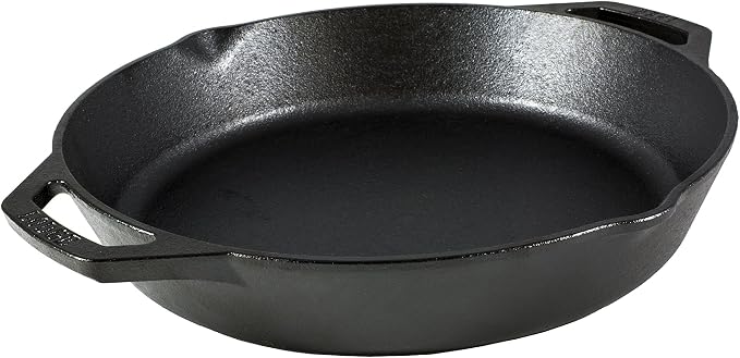 Lodge Seasoned Cast Iron Dual Handle Pan by Lodge