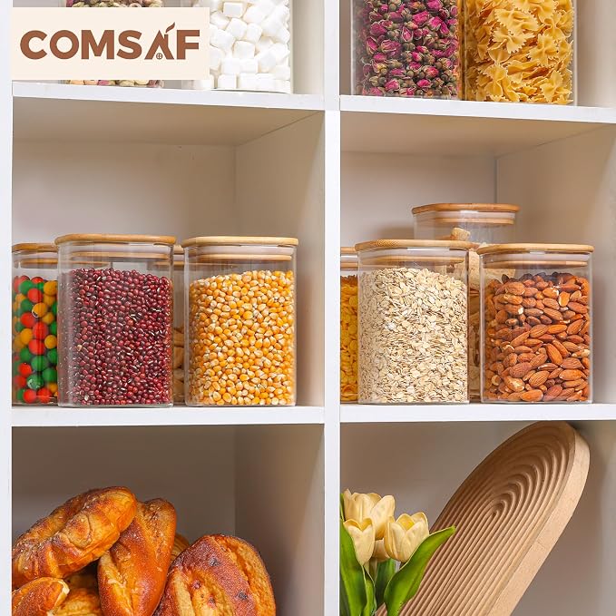 ComSaf 1.2 Qt Glass Storage Containers - Image 8
