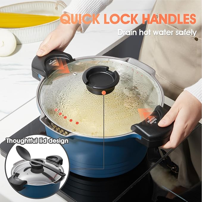 ACTIV CUISINE 8.5qt Pasta Pot - Image 3