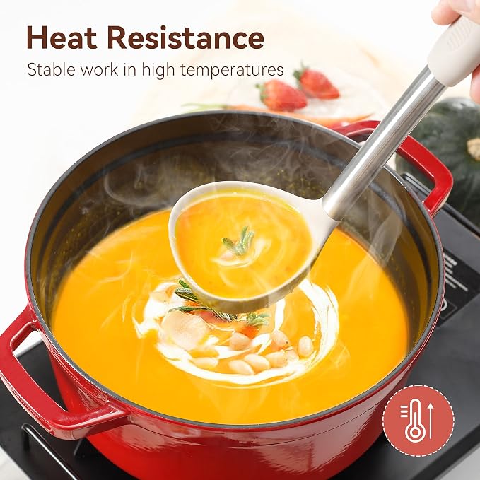 Silicone Cooking Utensils Set, NCUE 35 Pcs Kitchen Utensils Set - Image 3