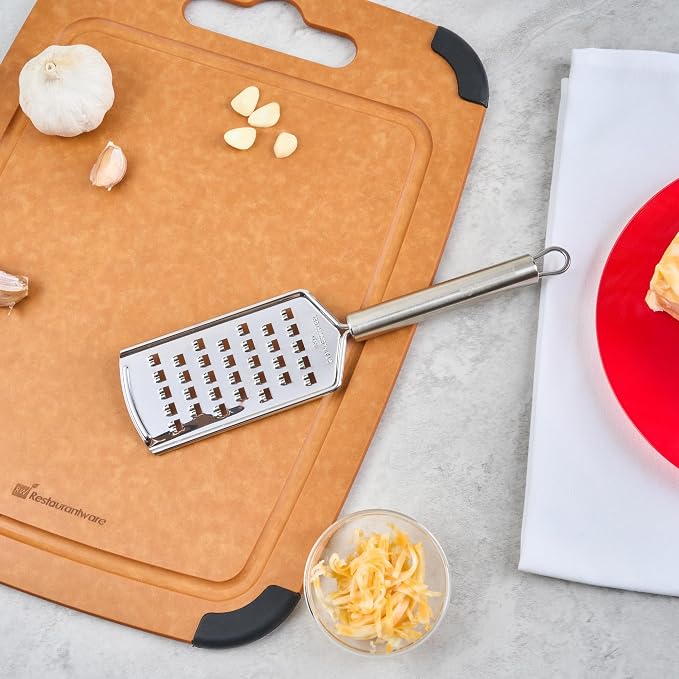 Restaurantware Stainless Steel Coarse Cheese Grater - Image 9