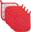 Pot Holders Cotton Made Machine Washable Heat Resistant Potholder, Pot Holder by Joyhalo