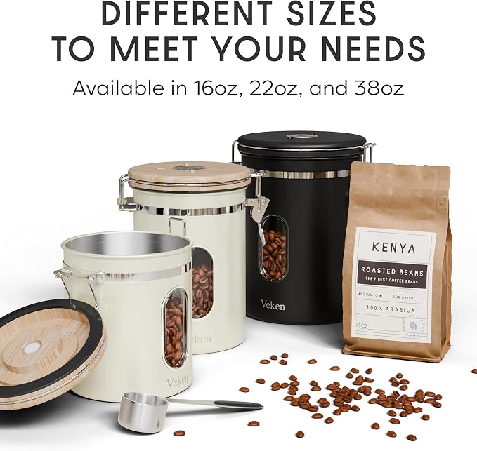 Veken Coffee Sugar Canister - Image 7