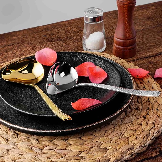 KEAWELL Louis Hammered 18/10 Stainless Steel Sauce Ladle - Image 7