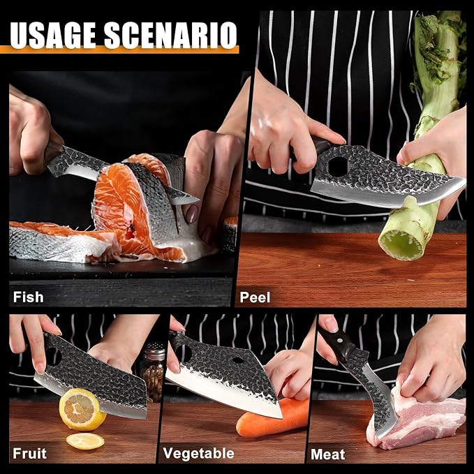 TAN REN 17PCS Butcher Knife Set - Image 2