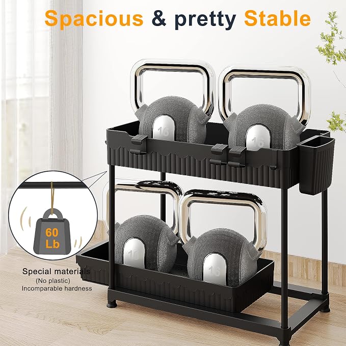 Sevenblue 2 Pack Multi-Purpose Under Sink Organizers and Storage, 2026 Pull Out - Image 3
