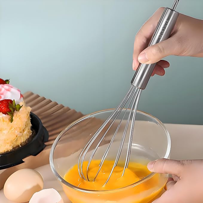 10-inch stainless steel whisk, suitable - Image 3