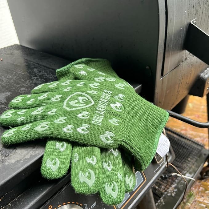 Grill Armor Oven Gloves with Fingers – 932°F Heat, Fire & Cut Resistant Mitts - Image 8